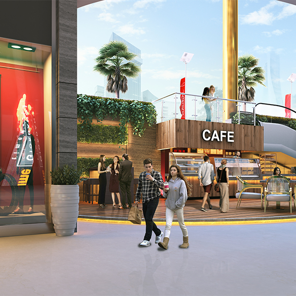 Cafes at Saya Pizza, an Upcoming Commercial projects in Noida Expressway