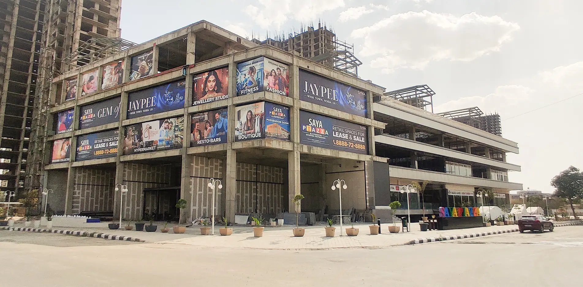 Architectural View of Saya South X Commercial Complex