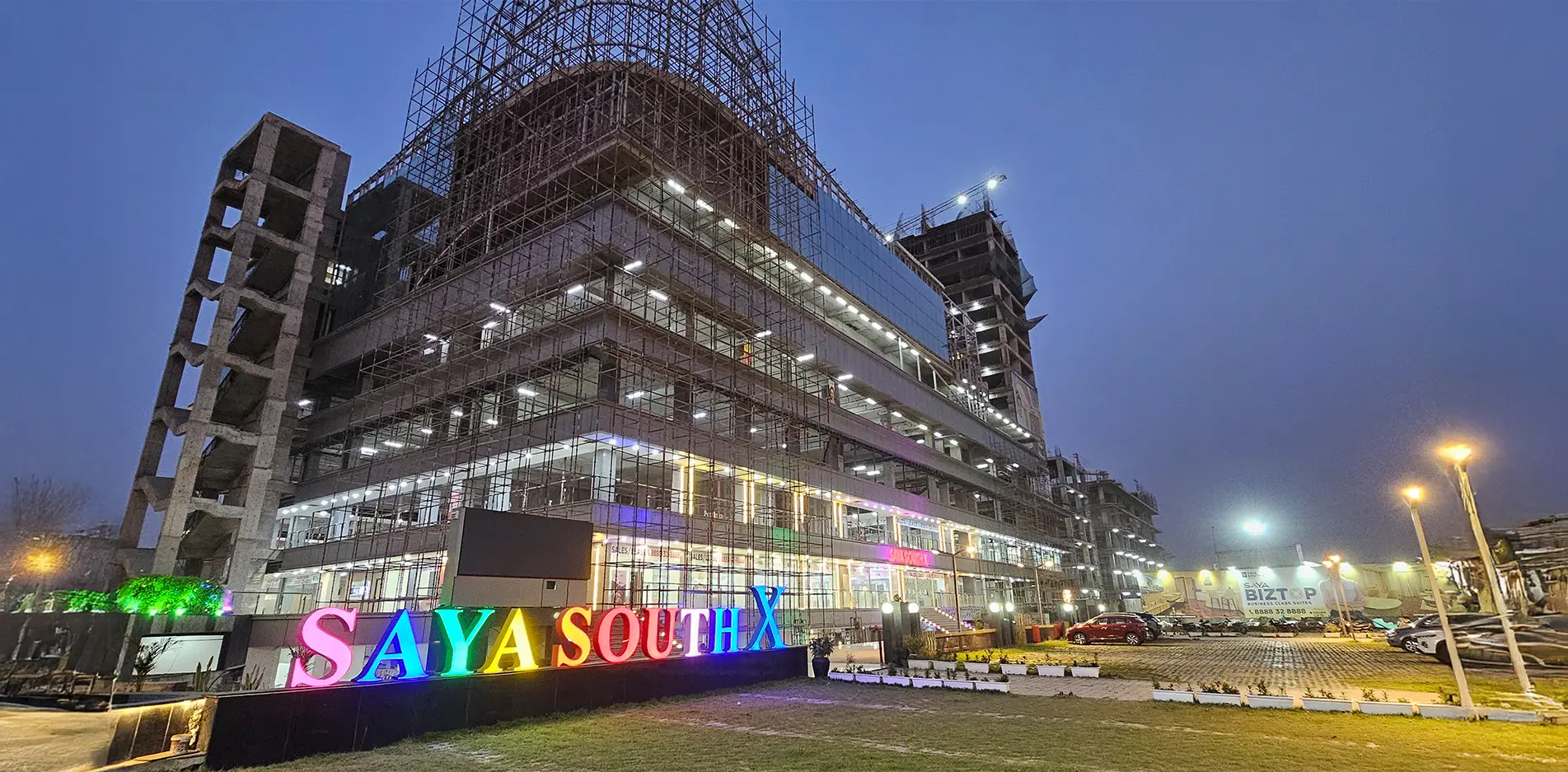 Saya South X Commercial Complex with Landscaped Surroundings