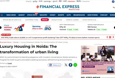 Luxury Housing in Noida: The Transformation of Urban Living