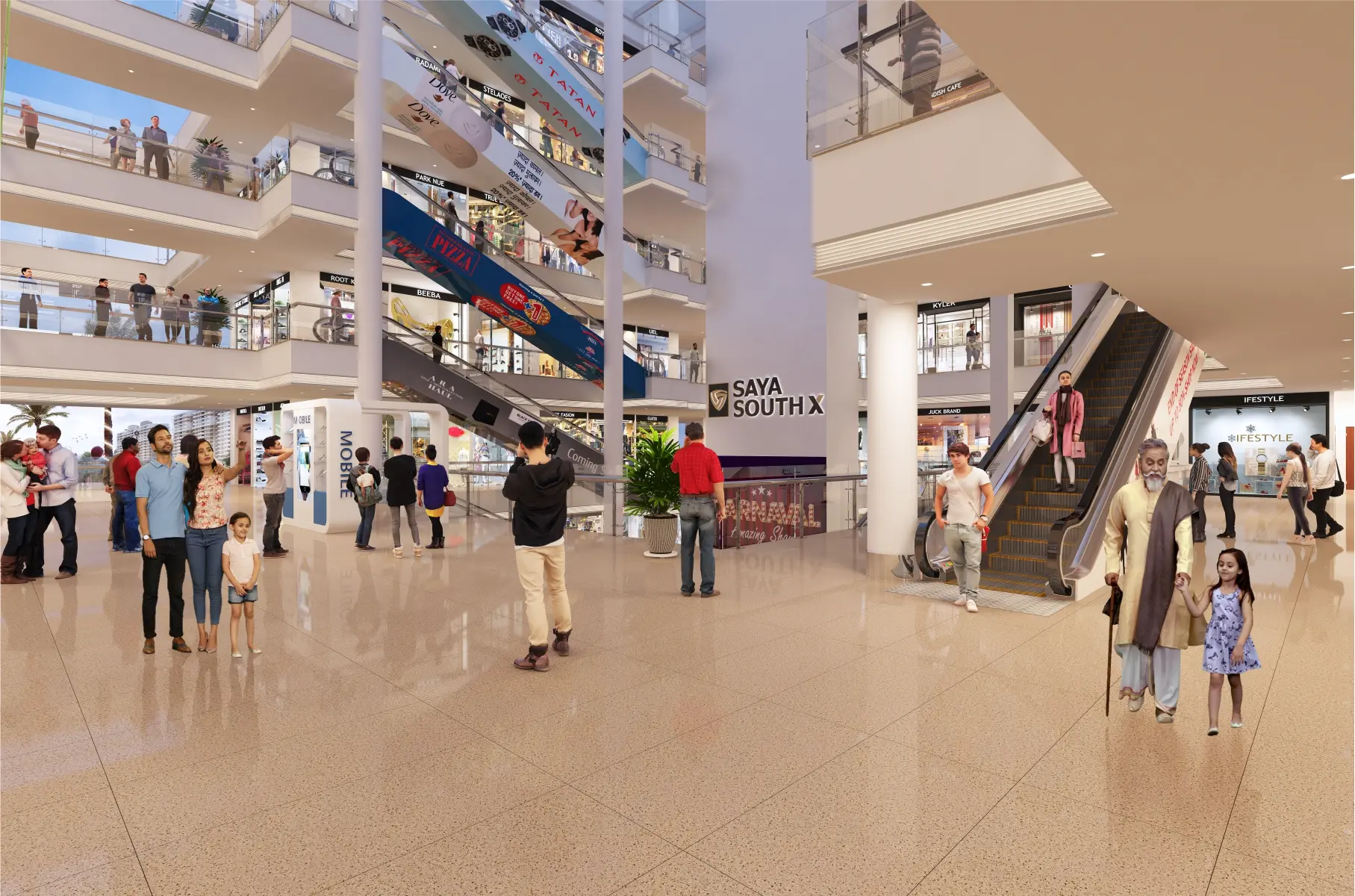 Shopping Mall in Space